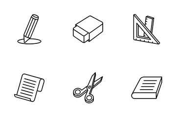 Stationary Icons Pack Icon Pack