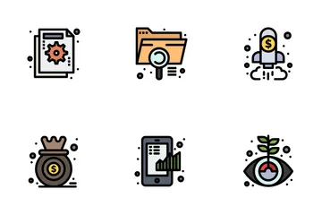 Statistical Analysis Icon Pack