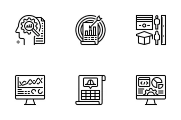 Statistical Analysis Icon Pack