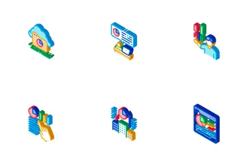 Statistician Assistant Icon Pack