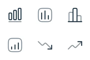Finances et statistiques Pack d'Icônes