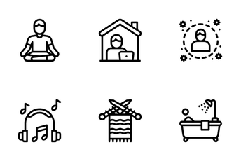 Stay At Home Icon Pack