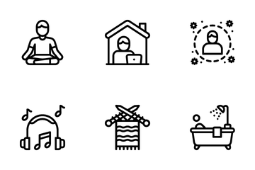 Stay At Home Icon Pack