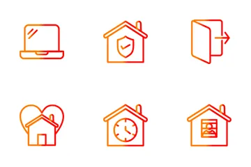 Stay At Home Icon Pack