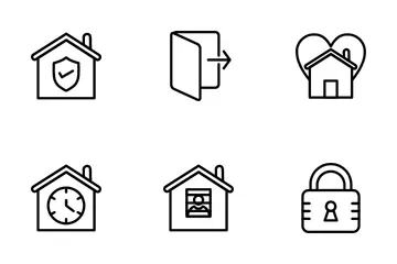 Stay At Home Icon Pack