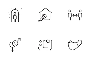 Stay Home Icon Pack