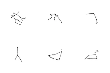 Tierkreis-Konstellationen Symbolpack