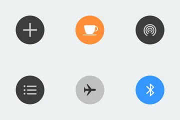 Tastenkombinationen für das Bedienfeld – Farbe Icon Pack