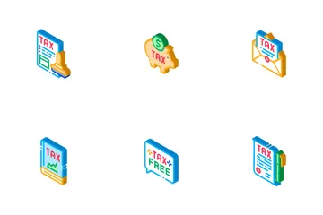 Steuersystem Finanzen Symbolpack