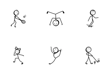 Stick Figure Icon Pack