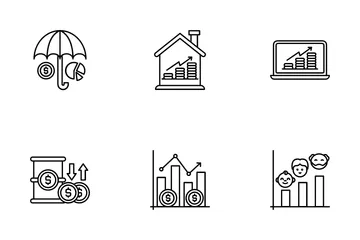 Stock Exchange & Economics Icon Pack