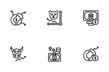Stock Market & Investment Icon Pack