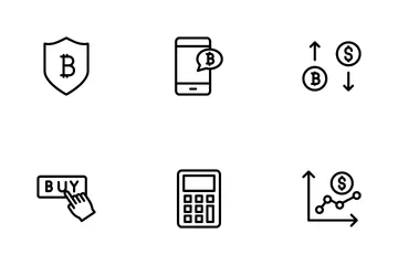 Stock Market Trading Icon Pack