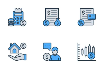 Stock Market & Trading Vol-1 Icon Pack