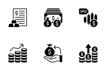 Stock Market & Trading Vol-2 Icon Pack