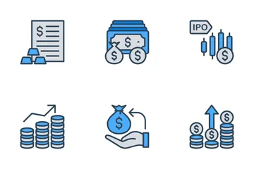 Stock Market & Trading Vol-2 Icon Pack