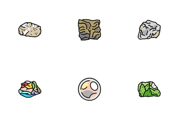 Stone Rock Texture Nature Icon Pack