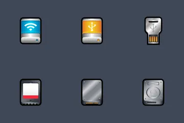 Storage Devices Icon Pack