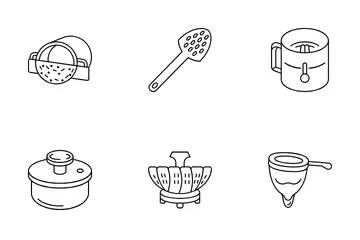 Strainers And Colanders Icon Pack