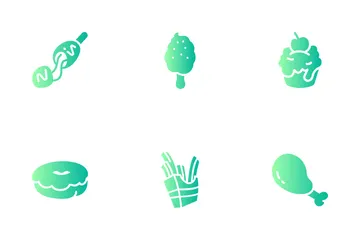 Straßenessen Symbolpack