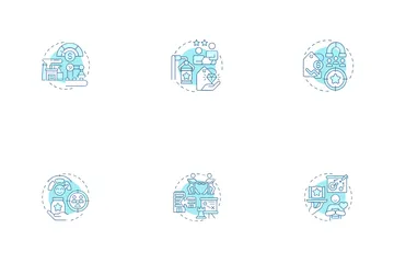 Stratégie compétitive Pack d'Icônes