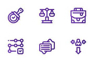 Strategiemanagement Icon Pack