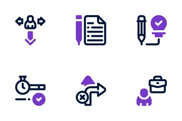 Strategiemanagement Icon Pack