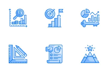 Strategisches Management Icon Pack