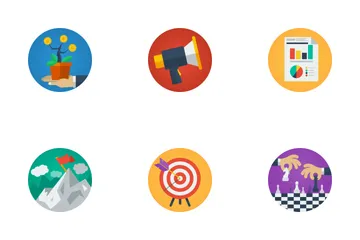 Strategy And Management  Icon Pack