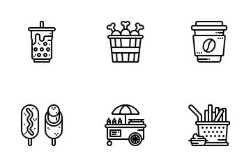 Street Foods Icon Pack