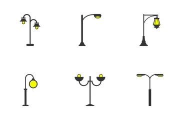Street Lamp Icon Pack