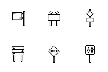 Street Sign Icon Pack