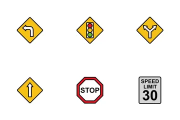 Street Sign Icon Pack