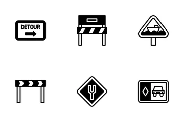 Street Sign Icon Pack