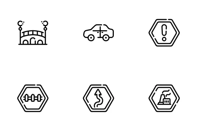 Download Street Signs Icon pack Available in SVG, PNG & Icon Fonts