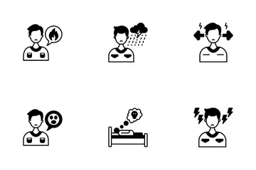Stress And Depression Icon Pack