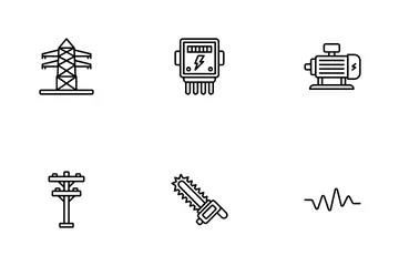 Elektrizität Symbolpack