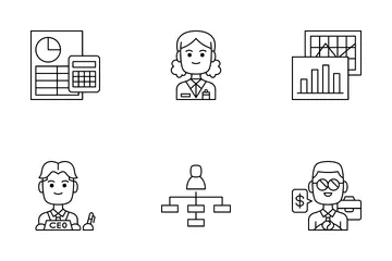 Structure de l'entreprise Pack d'Icônes