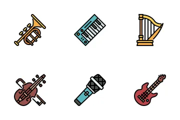 Strumento musicale Icon Pack