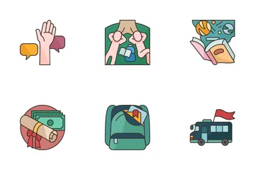 Student Life Icon Pack