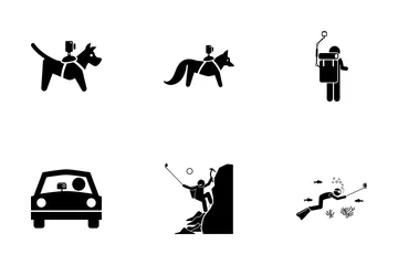 Stunt-Schießen Icon Pack