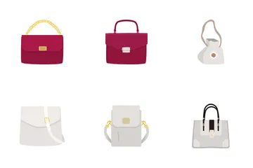 Stylish Women Bag Icon Pack