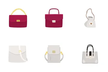 Stylish Women Bag Icon Pack