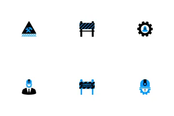 En Mantenimiento Y Reparación De Construcción Paquete de Iconos