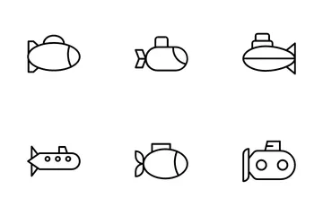 Submarino Paquete de Iconos