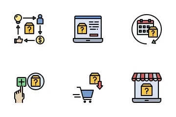 Subscription Box Business Icon Pack