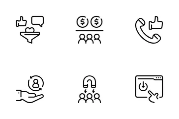 Subscription Business Model Icon Pack