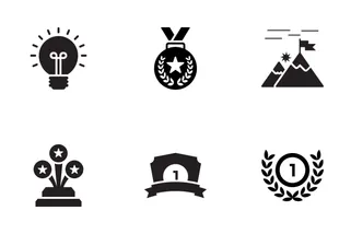 Success Glyph Icons