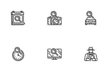 Suche im Web, Website, Internet Symbolpack