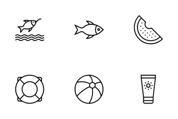 Summer Activities Icon Pack
